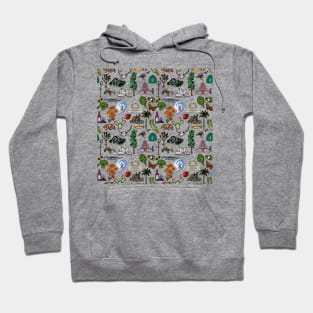 California State Pictures All-Over Print Hoodie